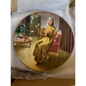 Hollywood Glamour Girls Plate no 239A Greta Garbo as Grusinskaya in Grand Hotel